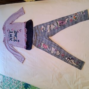 My Little Pony long sleeve legging set